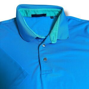 Greyson Polo Shirt‎ Mens Medium Blue Performance